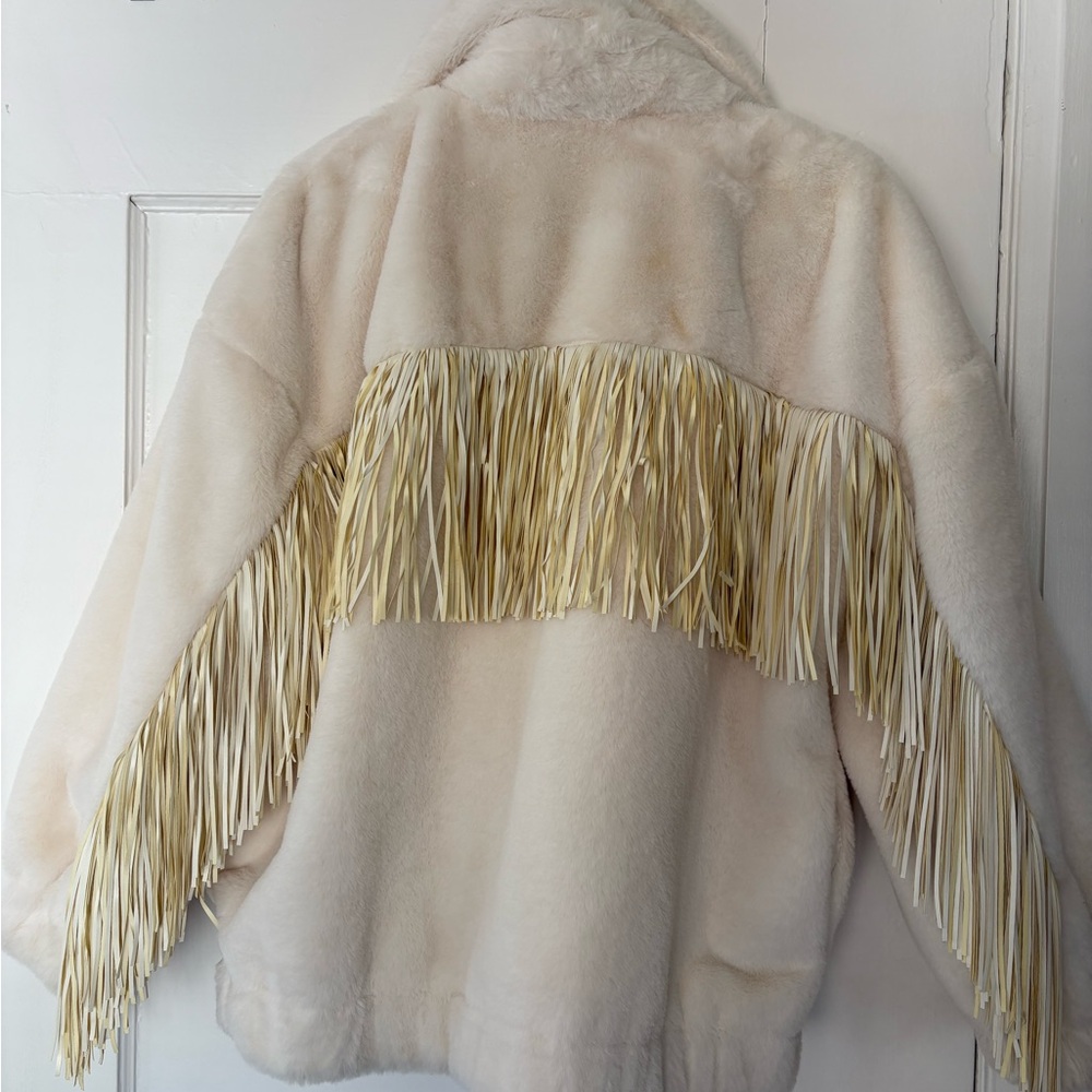 Faux fur Fringe Women's Jacket